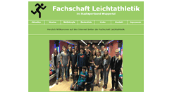 Desktop Screenshot of leichtathletik.wtal.de