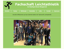 Tablet Screenshot of leichtathletik.wtal.de