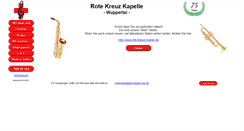 Desktop Screenshot of drk-kapelle.wtal.de