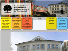 Tablet Screenshot of grundschule-eichenstrasse.wtal.de