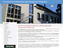 Tablet Screenshot of ggs-gebhardtstrasse.wtal.de